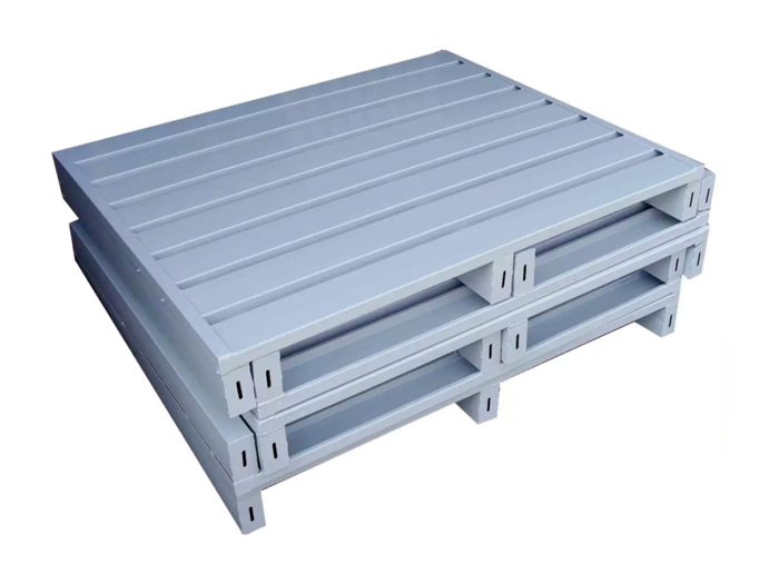 双面进叉单面满铺钢托盘